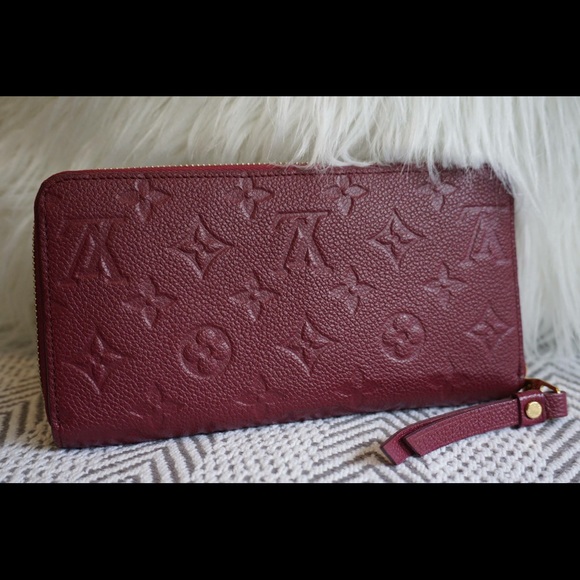 Used Pink Louis Vuitton Empreinte Leather Zippy Wallet Houston,TX